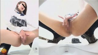 覗撮 体育館裏トイレ 女子校生の自慰ストーリー
