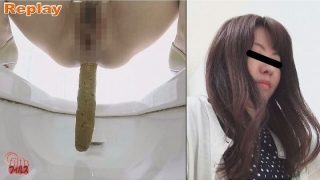 5カメ盗撮 図書館女の長ーいウンチ