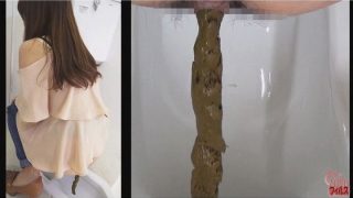 すぐそばで見てるようなウンコ盗撮